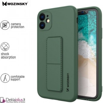 Wozinsky 4in1 švelnaus silikono dėklas - žalias (Apple Iphone 12)
